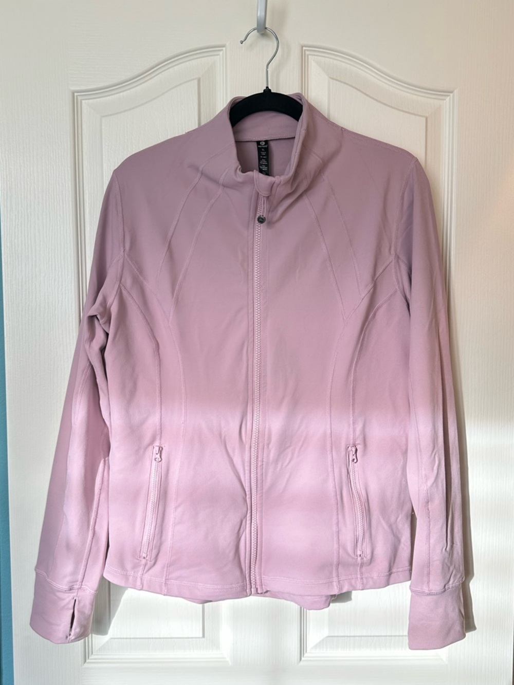 Athletic Pink Full-Zip track Jacket